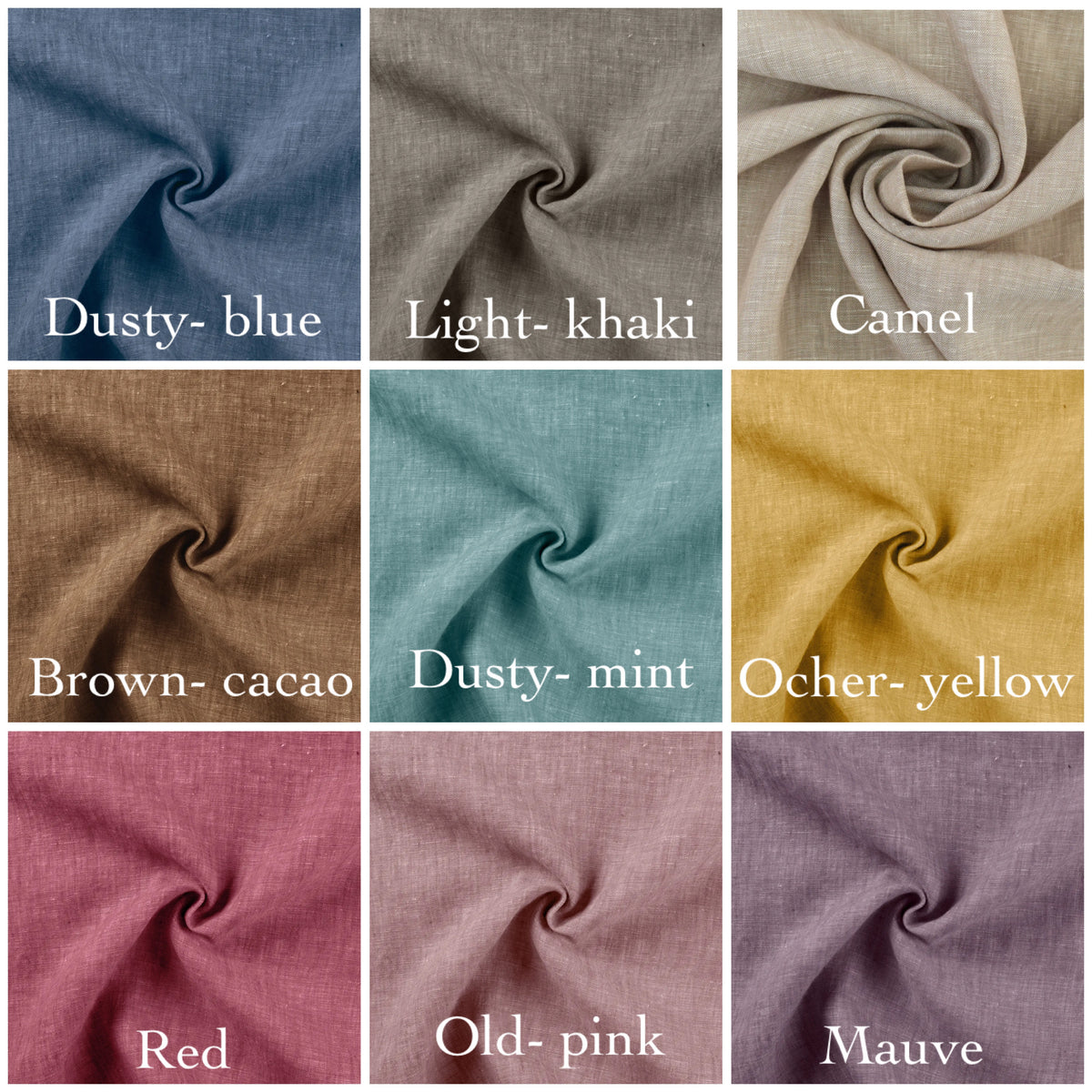 Emma, Old- Pink Linen - Color Options