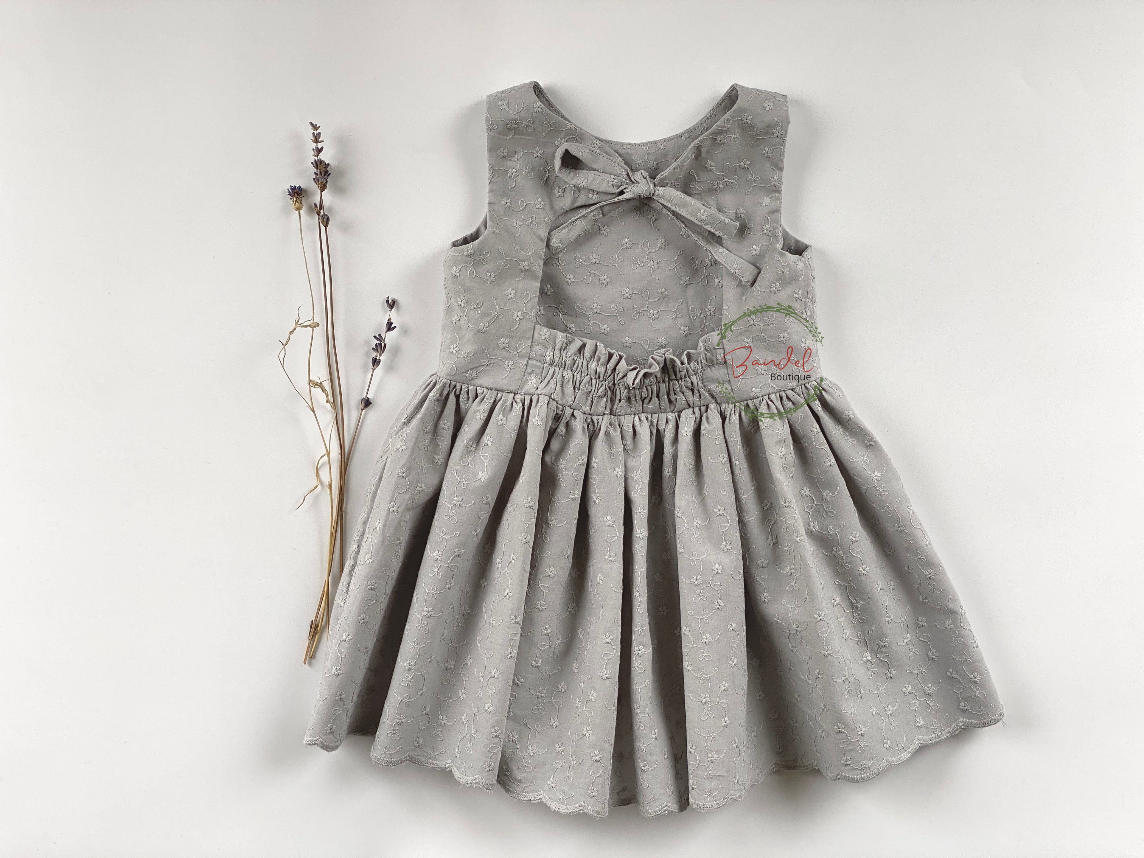 Daya - Light Grey Embroidery