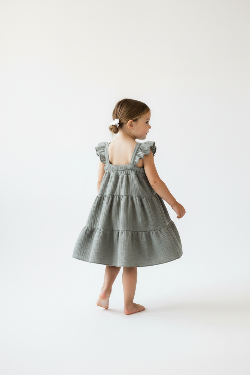 Lily - Khaki- green Muslin - Color Options