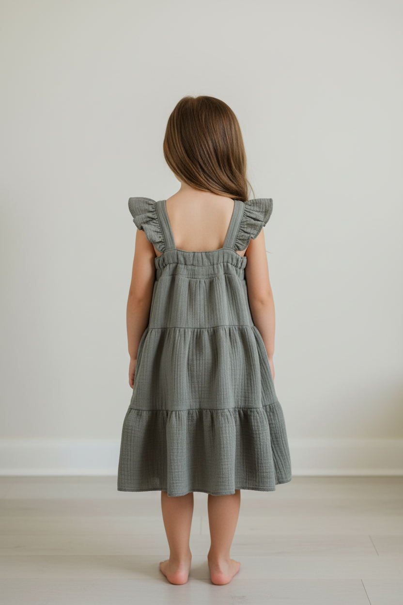 Lily - Khaki- green Muslin - Color Options