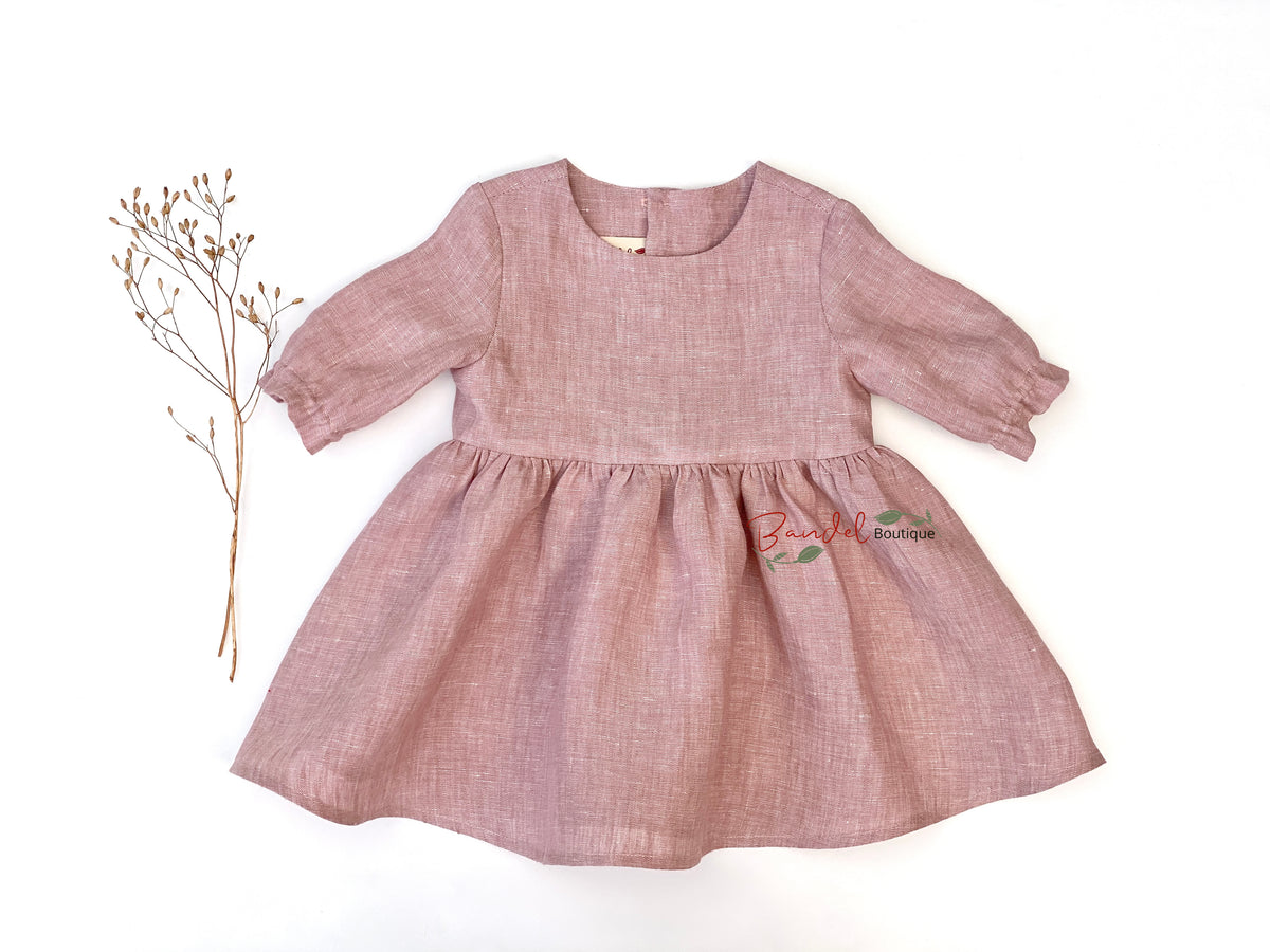 Emma, Old- Pink Linen - Color Options
