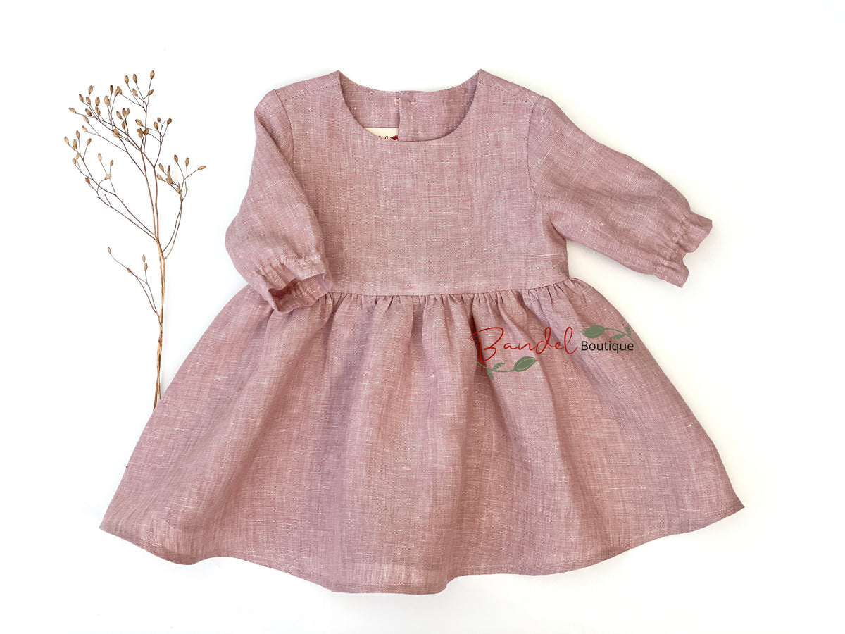 Emma, Old- Pink Linen - Color Options