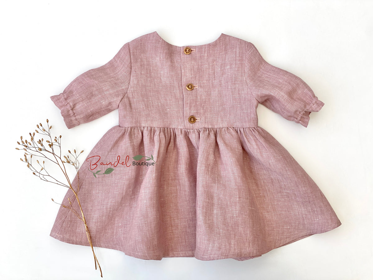 Emma, Old- Pink Linen - Color Options