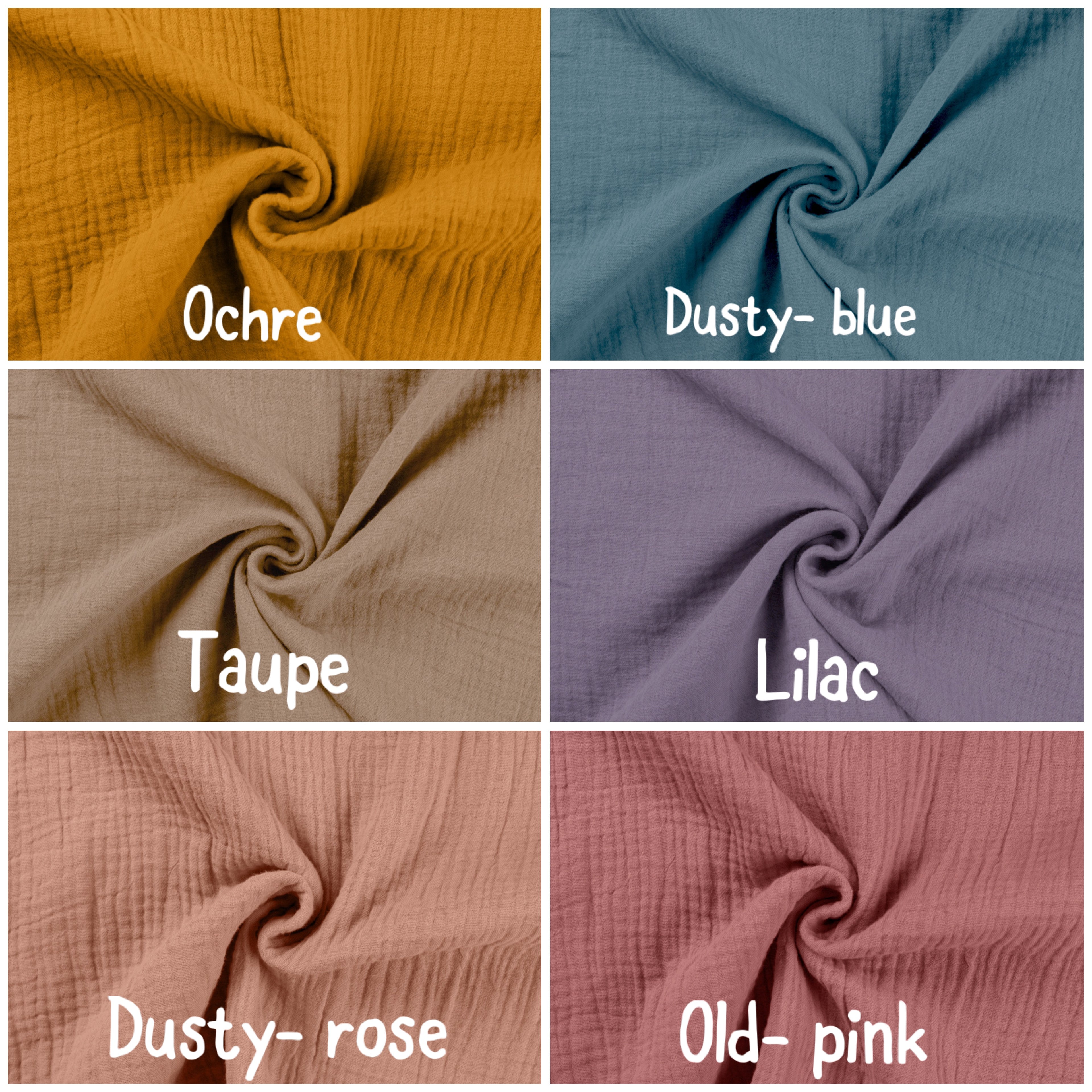 Lily - Ocher Muslin - Color Options