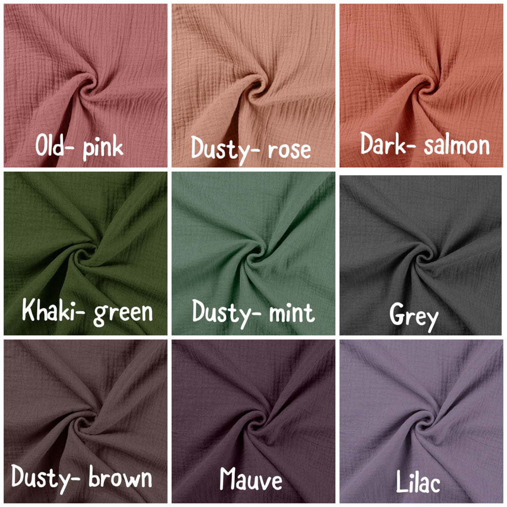 Lily - Mauve Muslin - Color Options