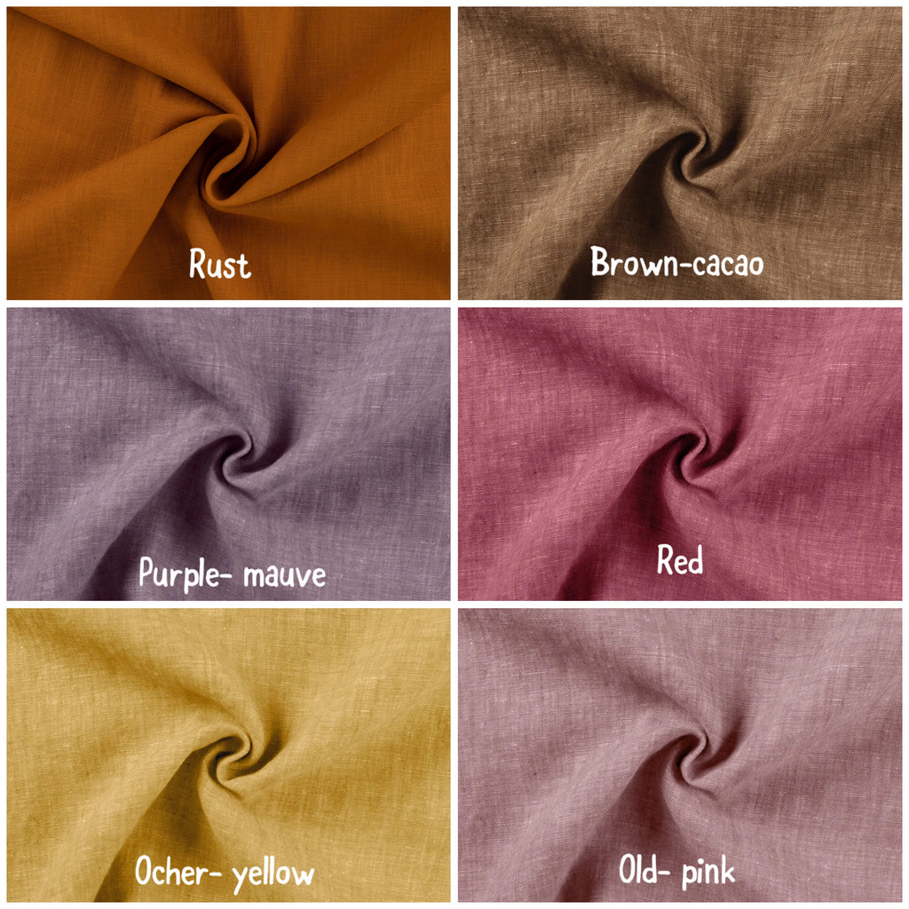 Iris - Old- rose Linen - Color Options