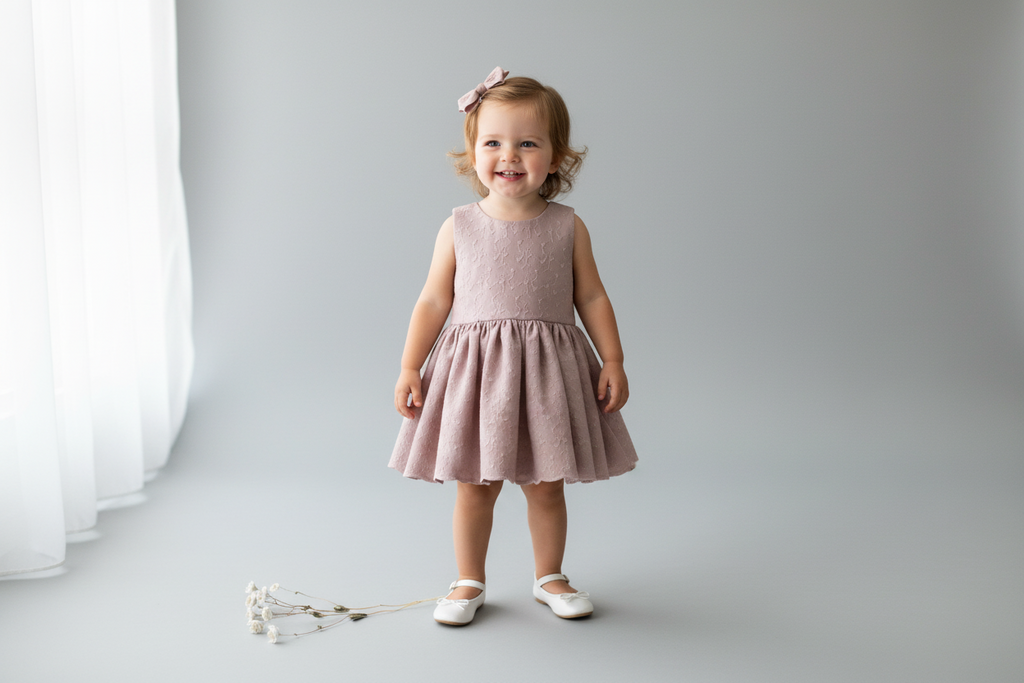 Daya, Old- Rose Embroidery