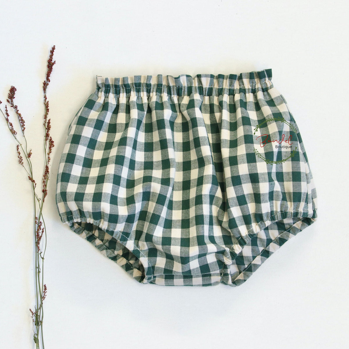Bloomer/ Diaper Cover Green- bootle