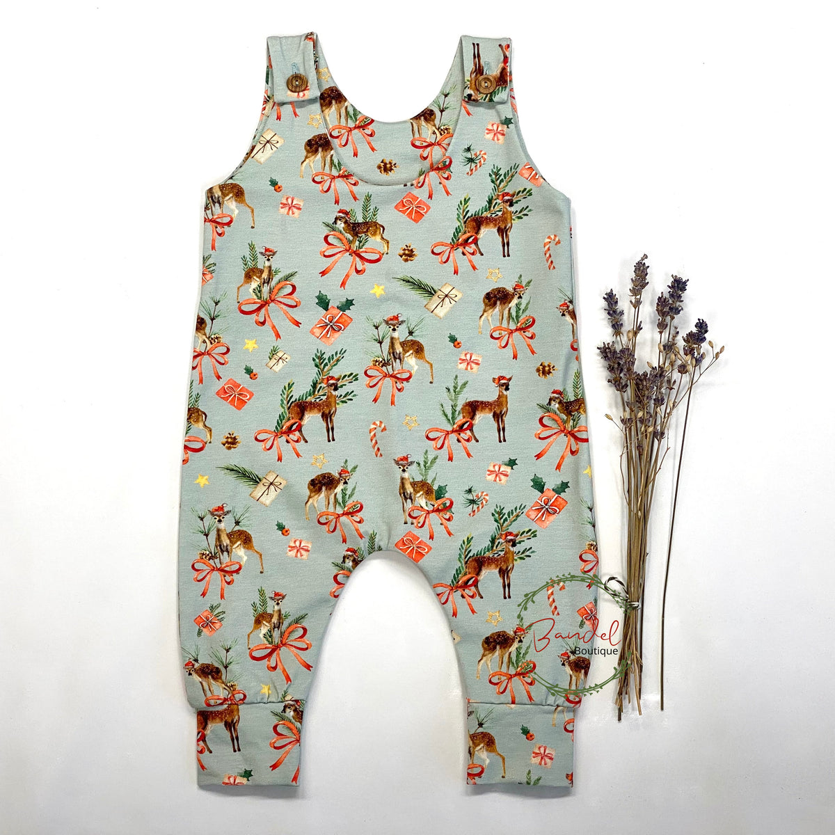 christmas baby romper