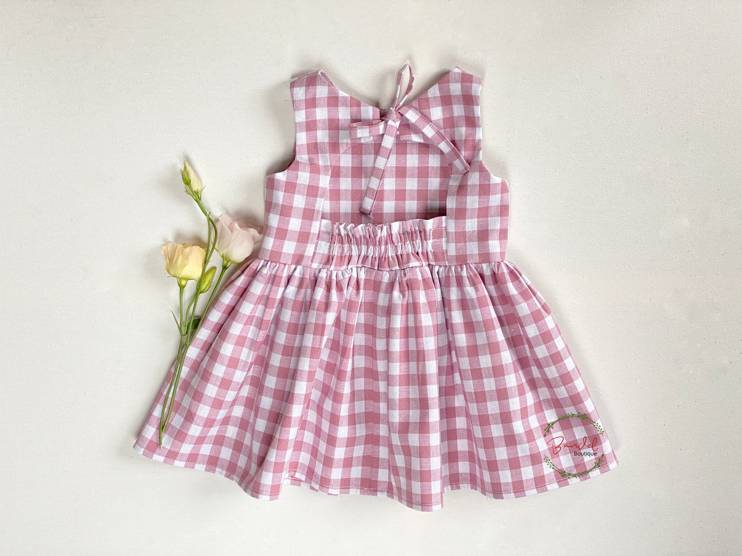 Daya - Old- rose check