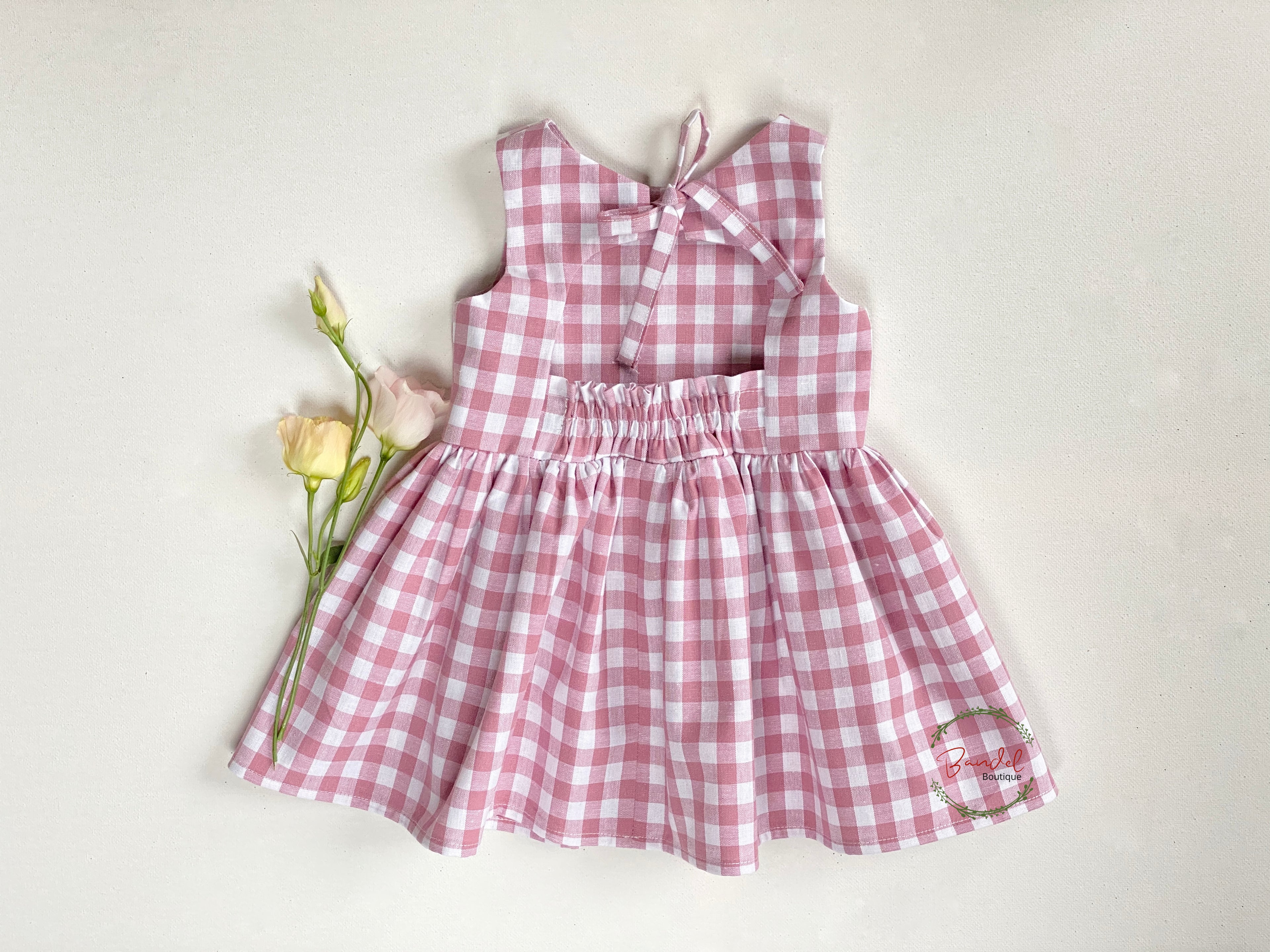 Daya - Old- rose check