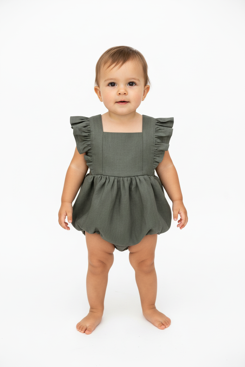 Jade - Army- green Linen Linen - Color Options