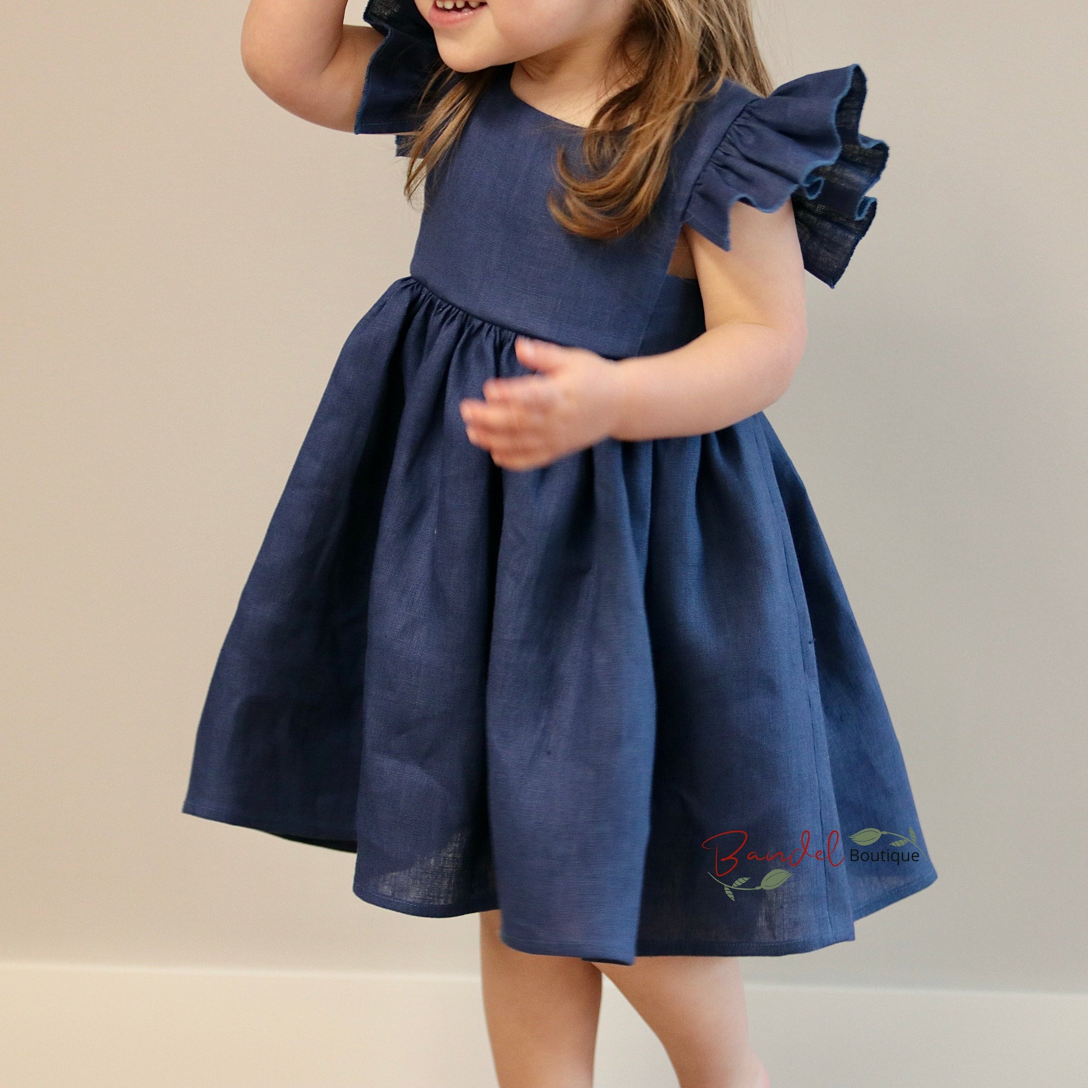 Iris - Royal- blue Linen - Color Options