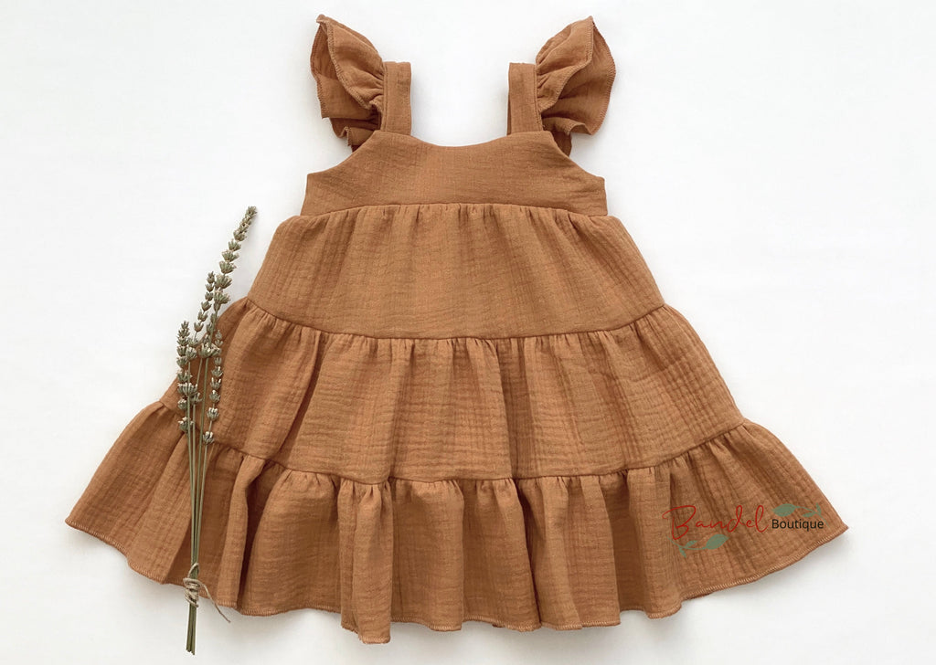 Lily - Brown- caramel muslin - Color Options