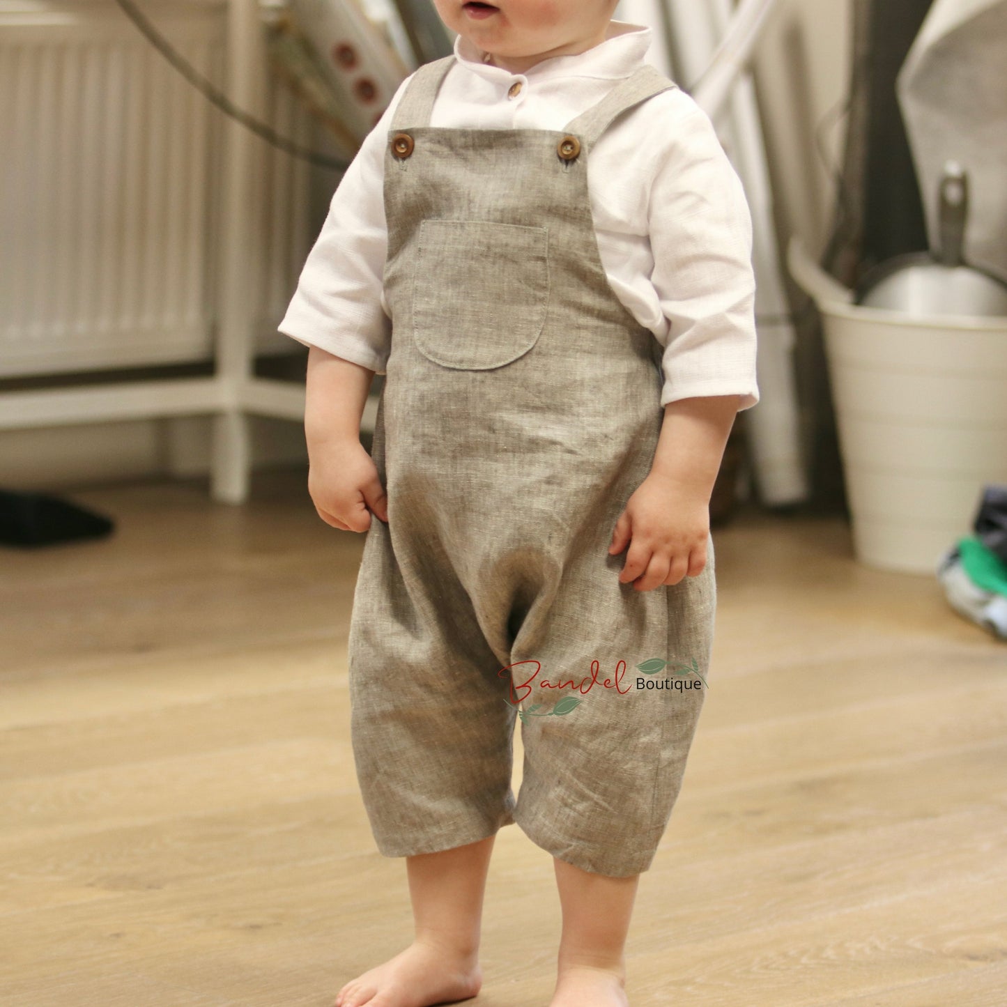 Noah, Harem Linen romper