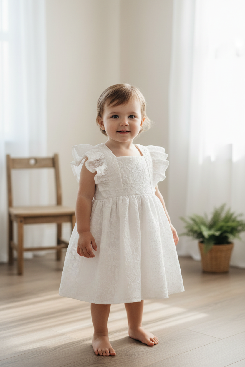 Charlotte, Embroidery Ivory