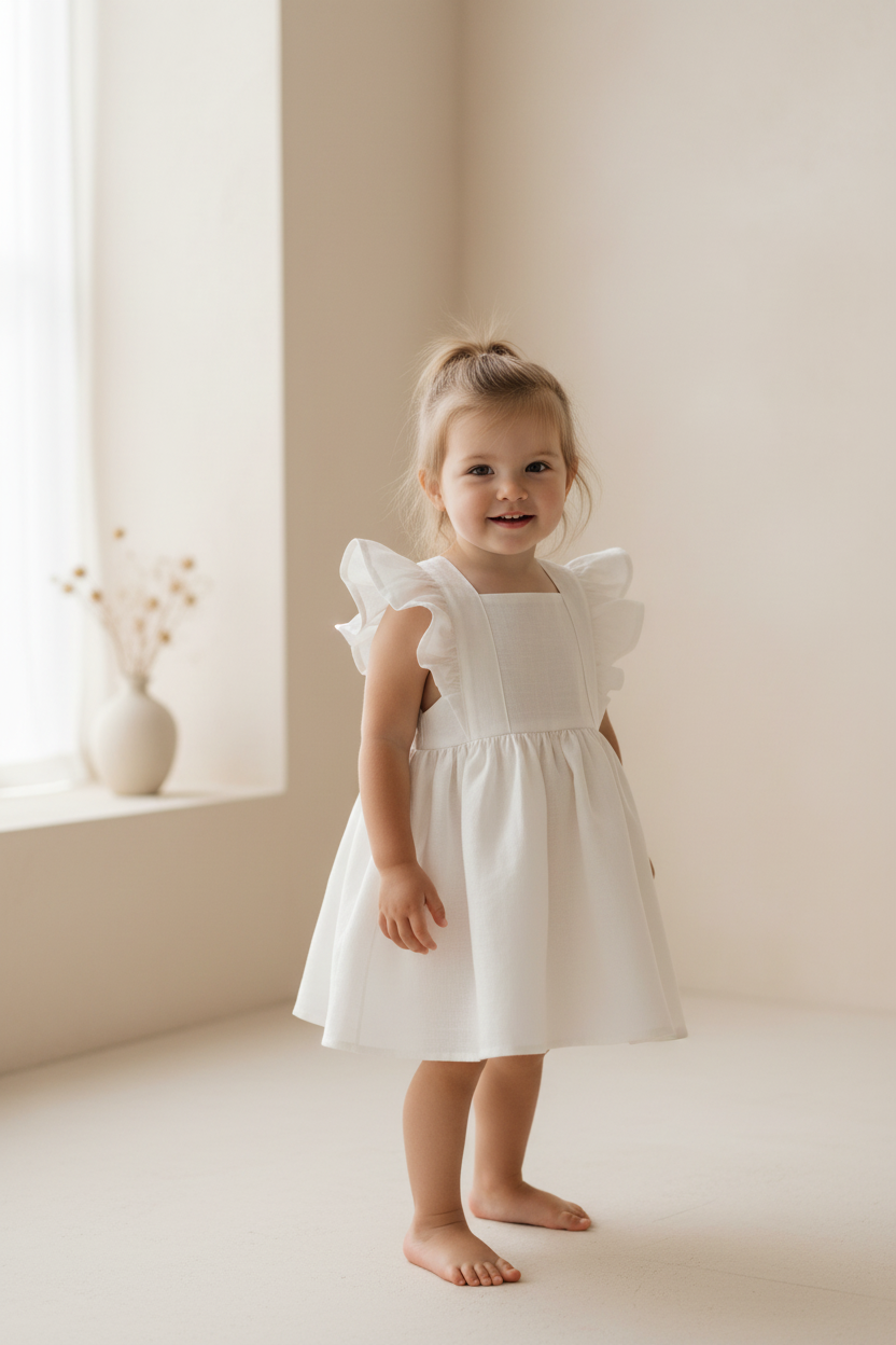 Charlotte, Ivory linen