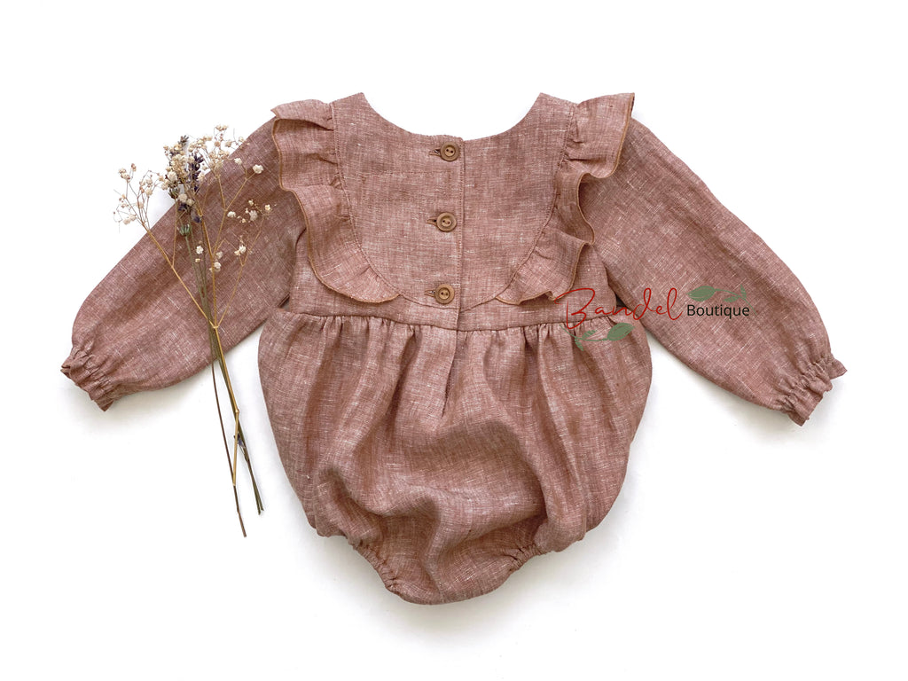 Leila - Brown- cacao Linen - Color Options