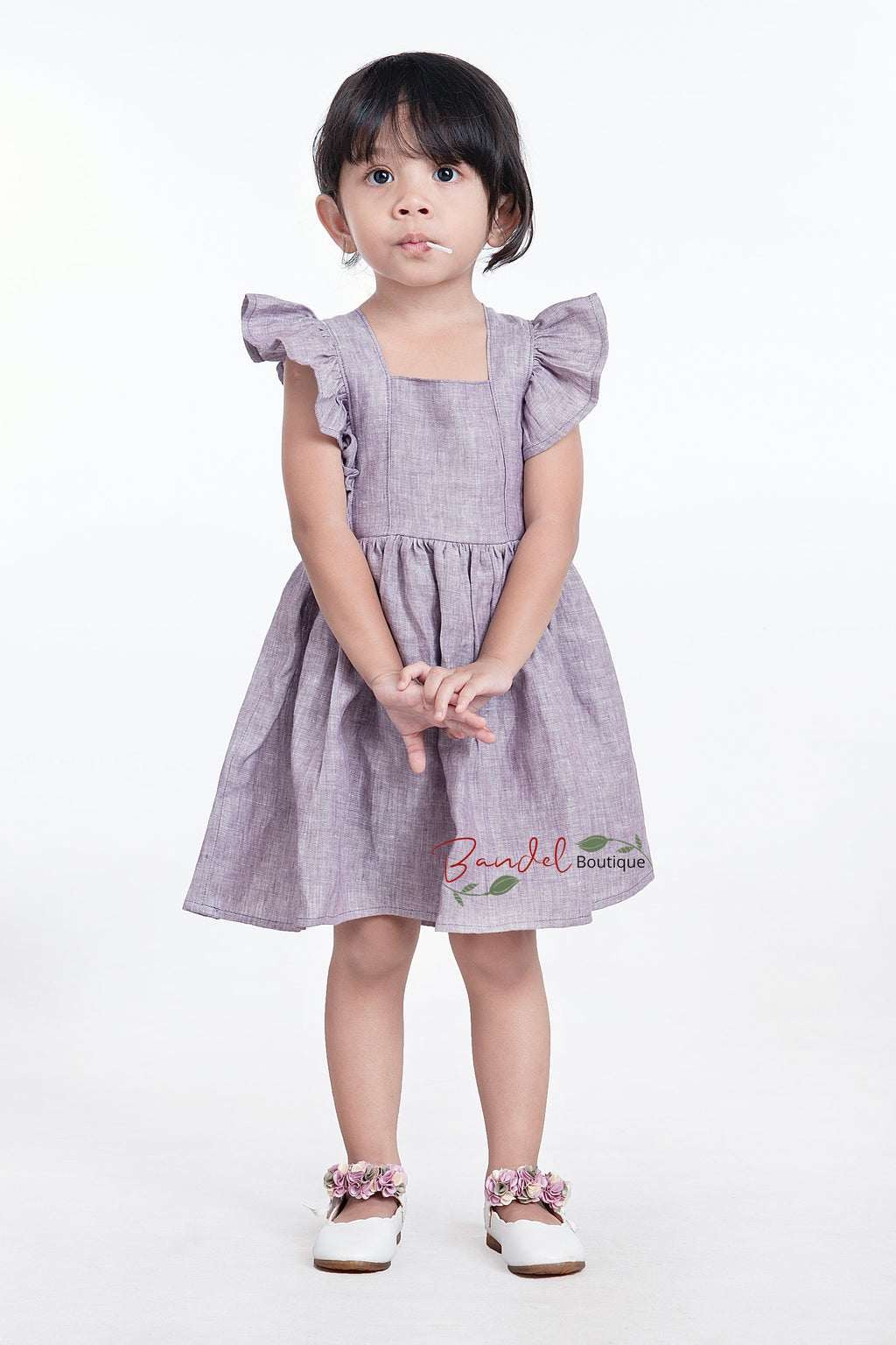 Charlotte - Purple- mauve Linen - Color Options