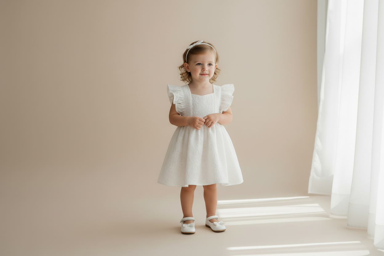 Charlotte, Embroidery Ivory