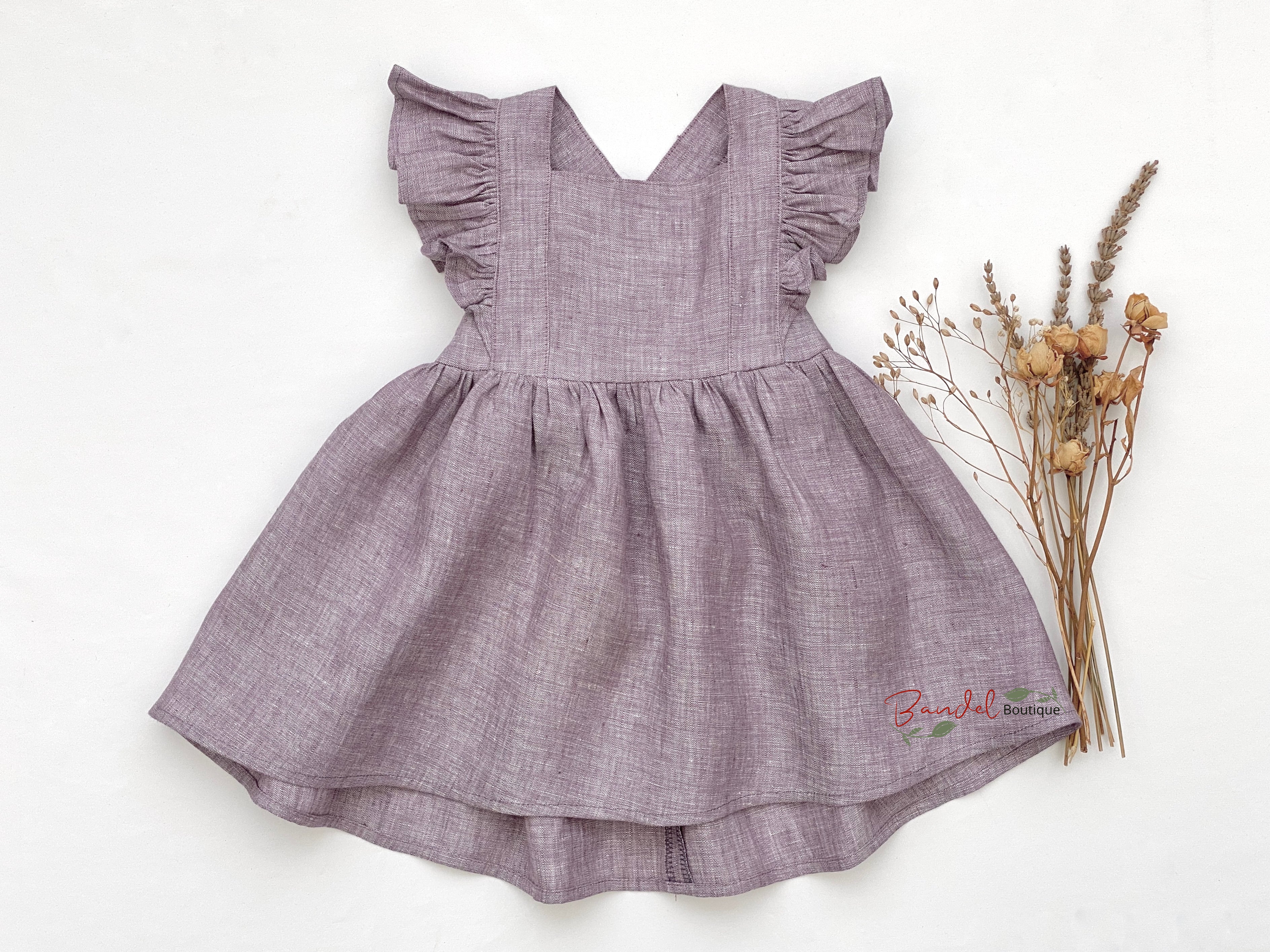 Charlotte - Purple- mauve Linen - Color Options