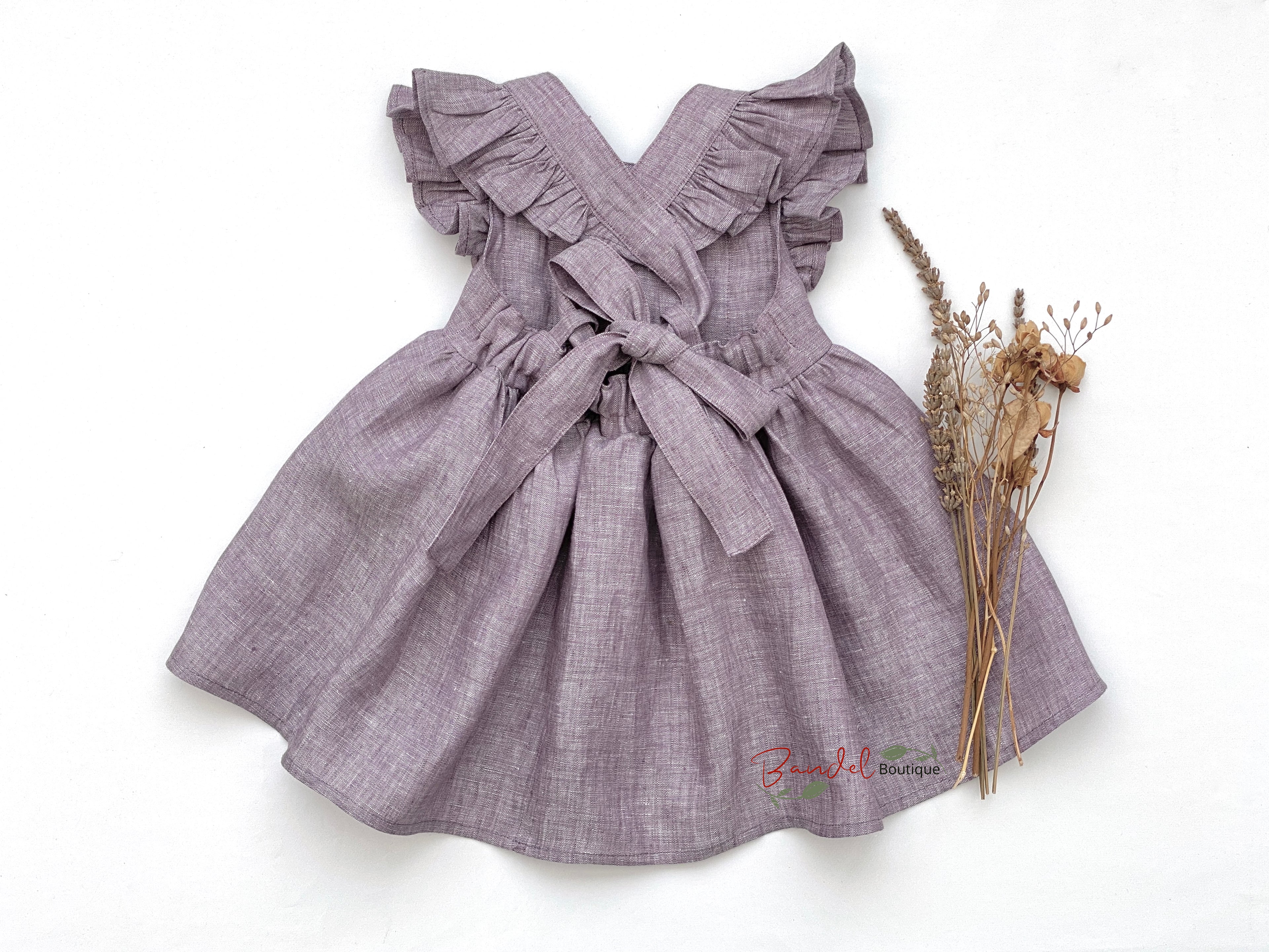 Charlotte - Purple- mauve Linen - Color Options