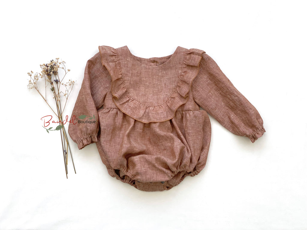 Leila - Brown- cacao Linen - Color Options