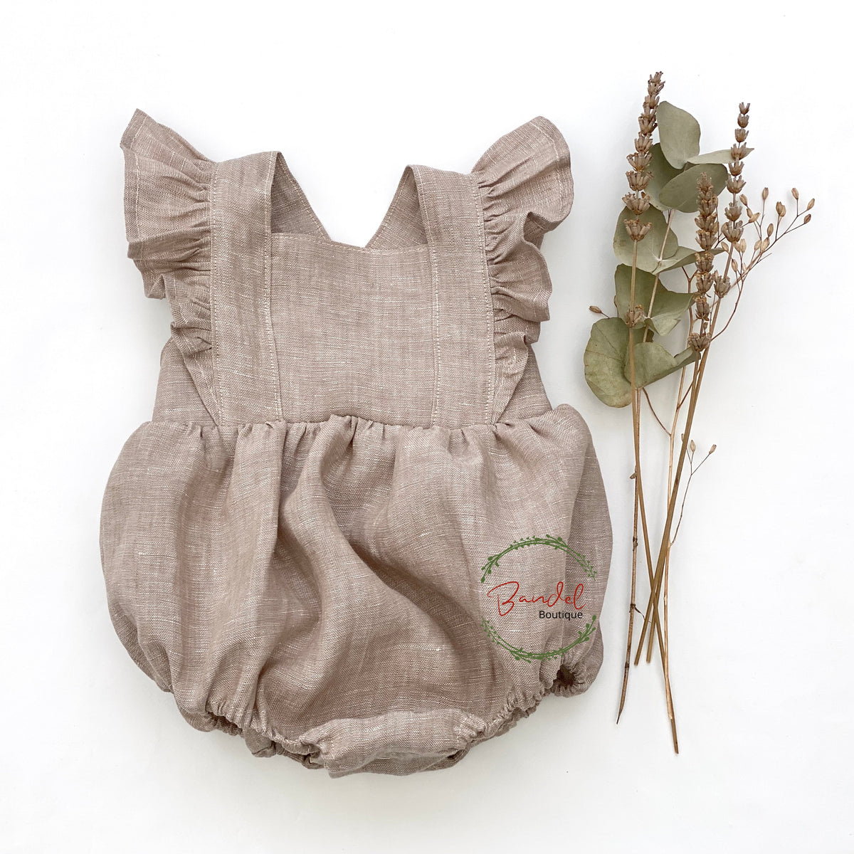 Sand Vintage Bubble Romper - Color Options