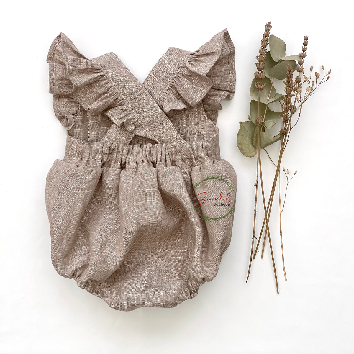 Sand Vintage Bubble Romper - Color Options